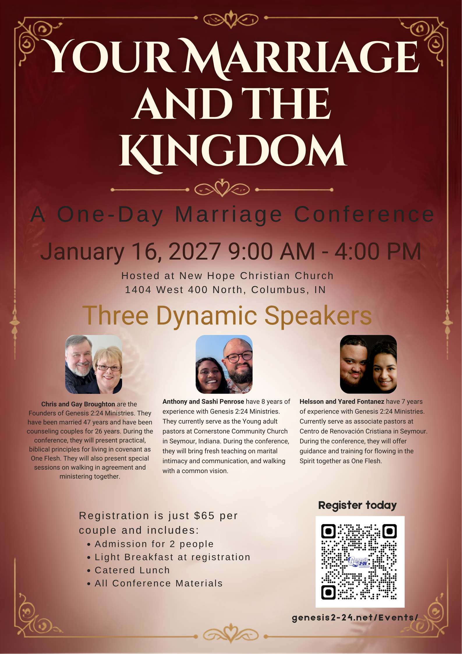 Your Marriage and Kingdom - A one-day Marriage Conference